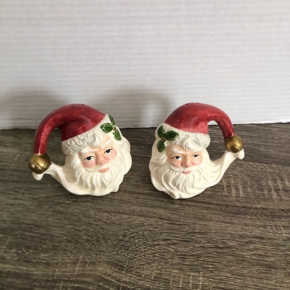 Vtg Fitz & Floyd Santa S&P Shakers - Picture 2 of 14